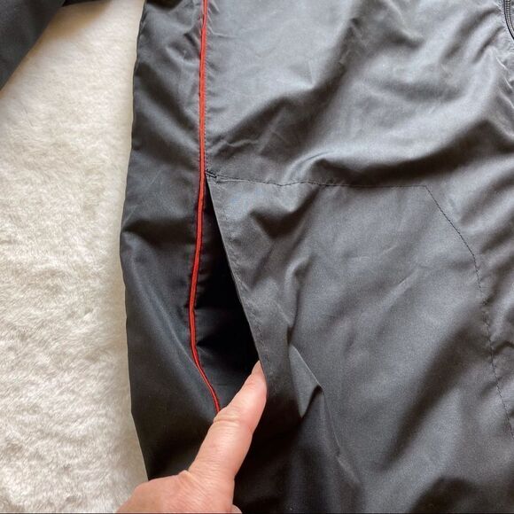 NHL Red Wings Windbreaker Style Jacket Black and Red Size Large - Picture 8 of 11